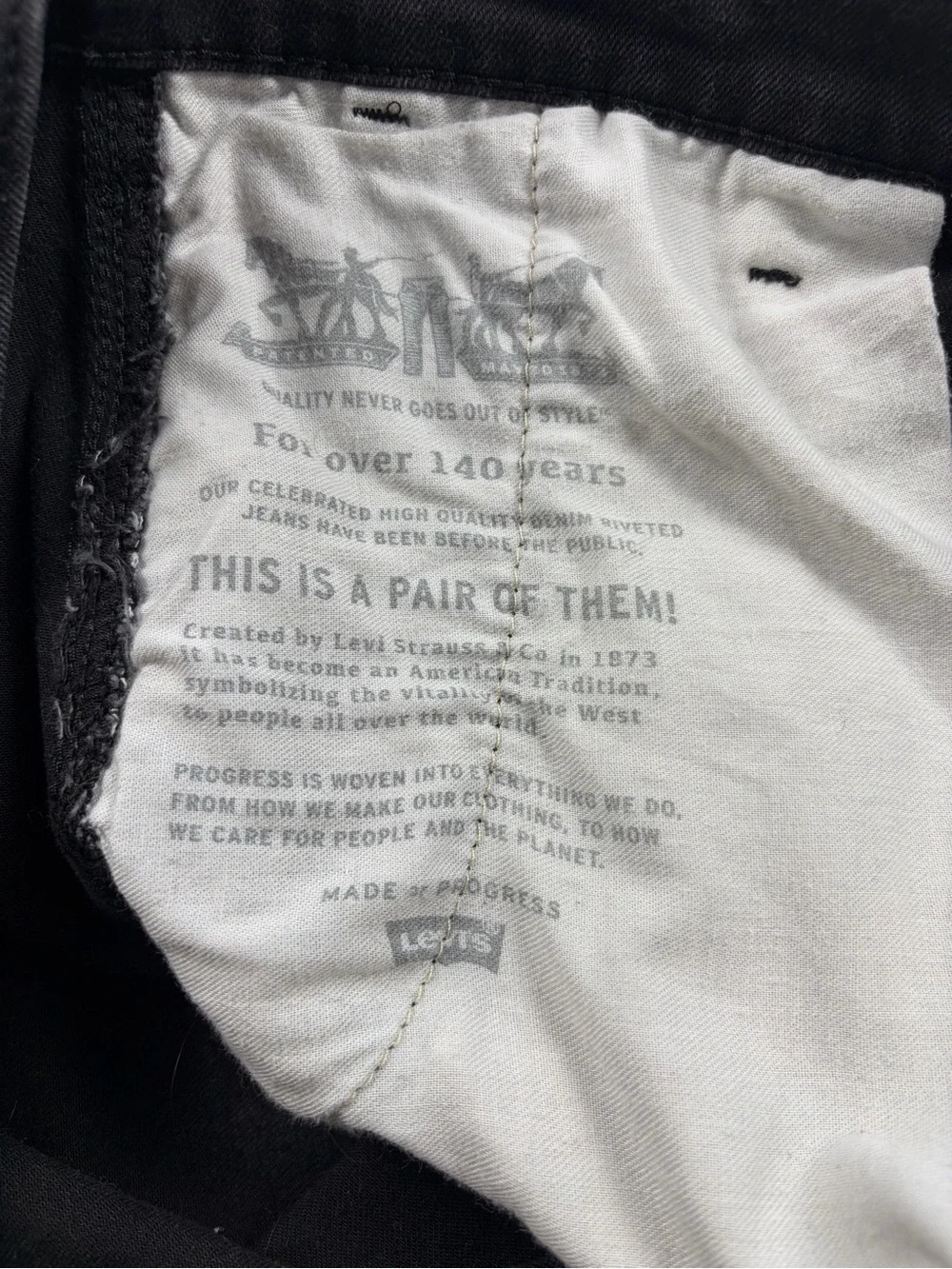Levi's Black carpenter pants 38x30
